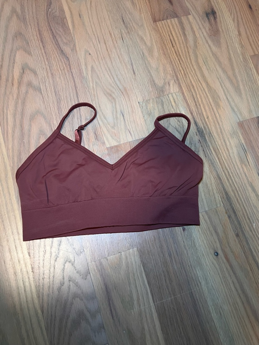 lululemon athletica V-Neck Seamless Bralette - Deep Wine